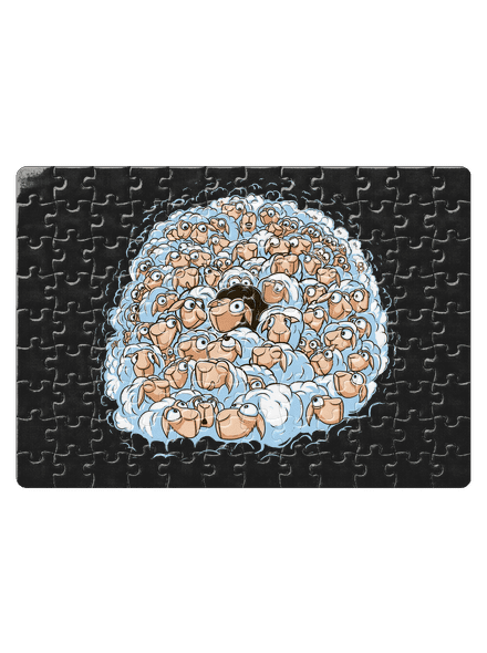 Nejdem s davom puzzle White