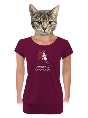 dámske tričko s lemom