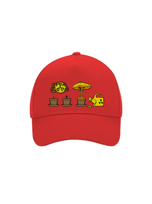 Atom bloom šiltovka baseballka Classic Red