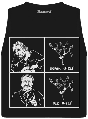 Cimrman: Copak jmelí dámske tielko voľné Black