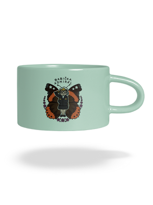 Babička admirál hrnček makronka Mint Macaron