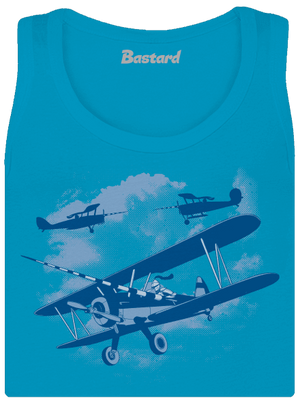 Rytieri nebies dámske tielko klasické Blue Atol