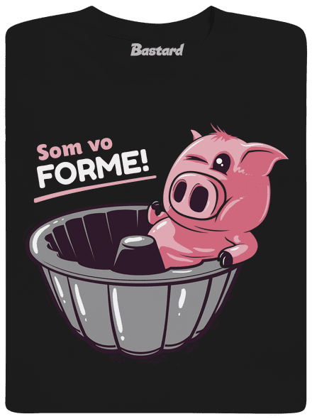 Vo forme detské tričko Black