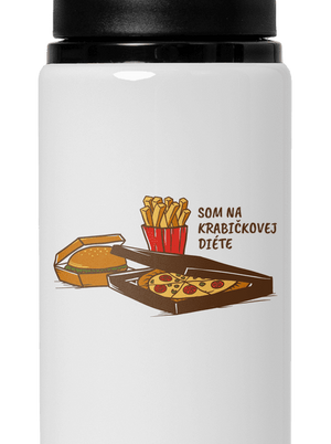 Krabičková diéta flaša na vodu White