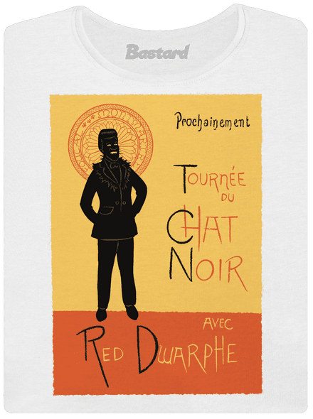 Le Chat Noir dámske tričko s lemom White