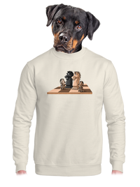 unisex mikina bez kapucne