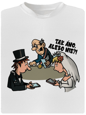 Svadobný obrad detské športové tričko White