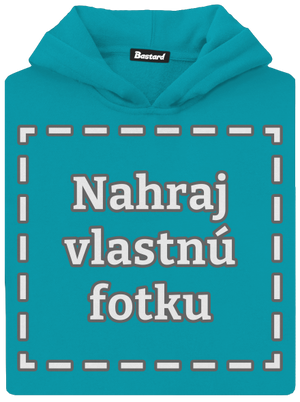 Vlastná potlač detská mikina klokanka Hawaiian Blue