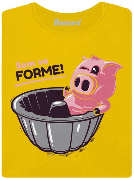 Vo forme dámske tričko Yellow