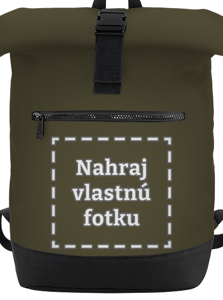 Vlastná potlač batoh Military Green