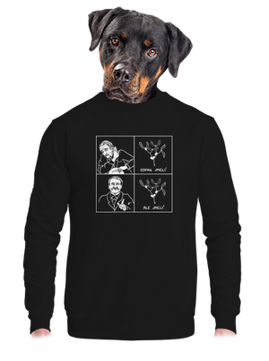 Cimrman: Copak jmelí unisex mikina bez kapucne Black