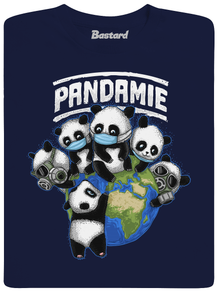 Pandamie detské tričko Navy