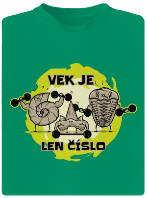 Vek je len číslo detské športové tričko Kelly Green Mal