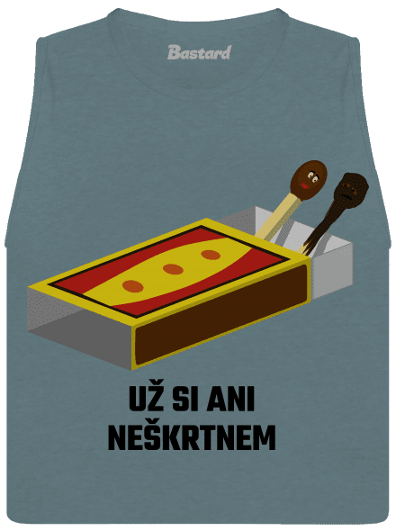 Už si neškrtnem dámske tielko voľné Heather Deep Teal