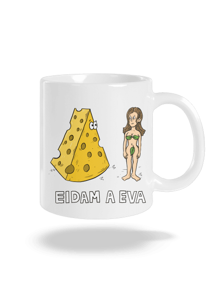 Eidam a Eva klasický hrnček White
