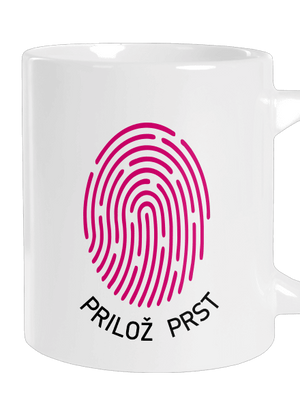 Prilož prst veľký hrnček White