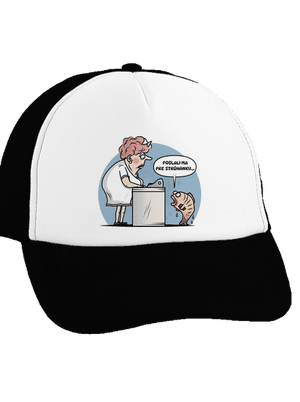 Strúhanka šiltovka truckerka Black cap