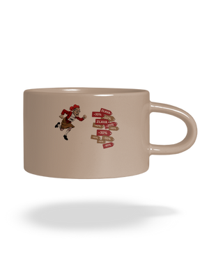 Zľavy! hrnček makronka Brown Macaron