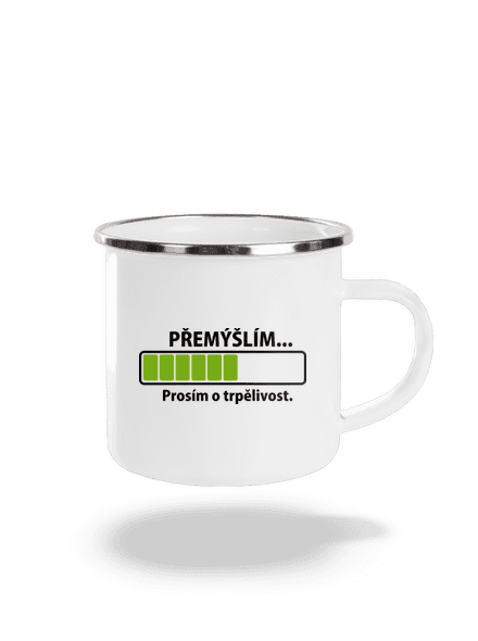 Premýšľam plecháčik White