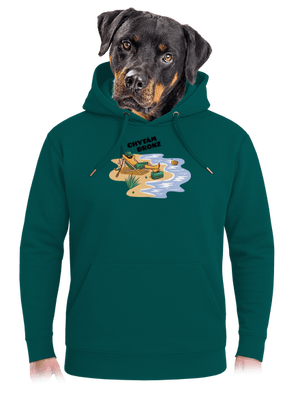  unisex mikina premium Emerald Green