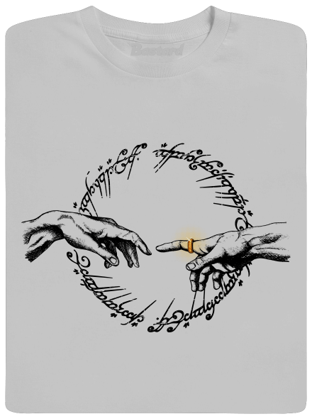 God of ring pánske tričko Pacific Grey