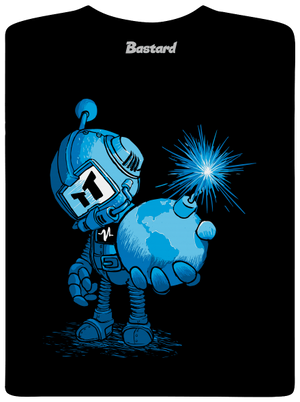 Časovaná bomba pánske dlhý rukáv Black