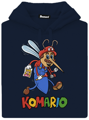 Komario pánska mikina klokanka Navy