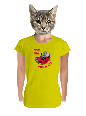 Som iná dámske tričko prémium Lemon