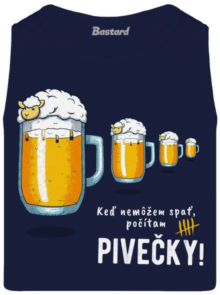 Pivečka pánske tielko French Navy