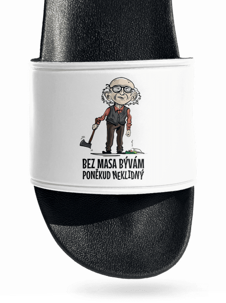 Neklidný bez masa šľapky White