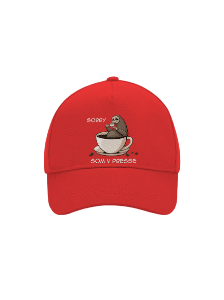 V presse šiltovka baseballka Classic Red