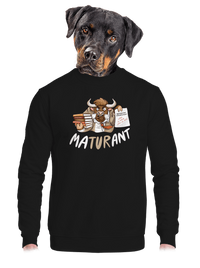 unisex mikina bez kapucne