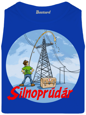 Silnoprúdár pánske tielko Royal Blue