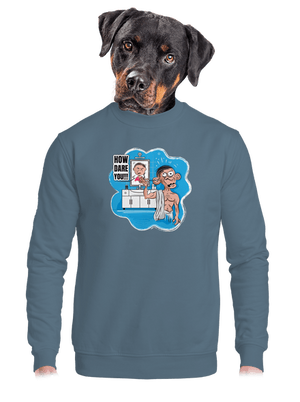 unisex mikina bez kapucne