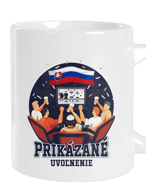 Prikázané uvoľnenie veľký hrnček White