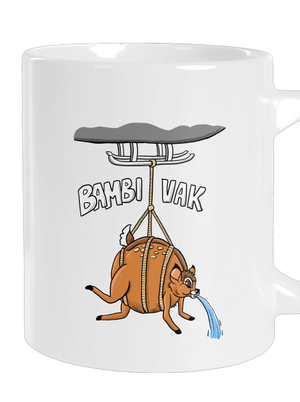 Bambi vak veľký hrnček White