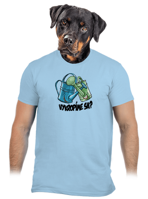 Vykropíme sa pánske tričko Sky Blue