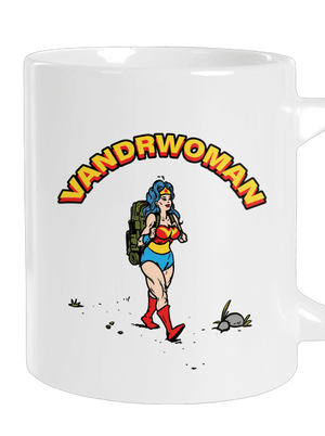 Vandrwoman veľký hrnček White