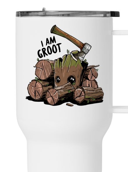 I Am Groot termohrnček White