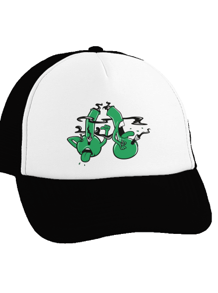 Bongo kašeľ šiltovka truckerka Black cap