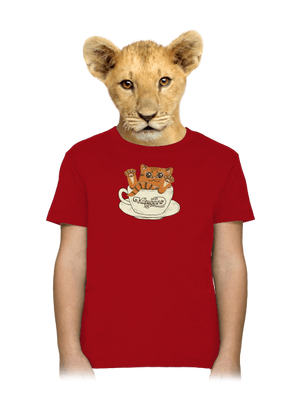 Kapučičíno detské tričko Red