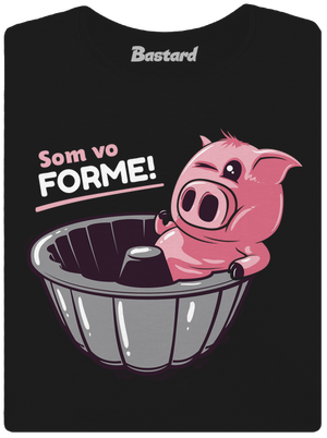 Vo forme dámske tričko Black