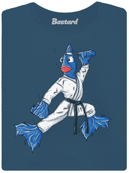 Bojovníčka dámske tričko prémium Petrol Blue