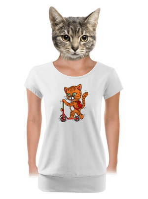 dámske tričko s lemom