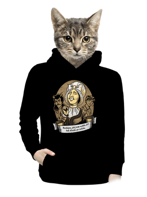 dámska mikina klokanka