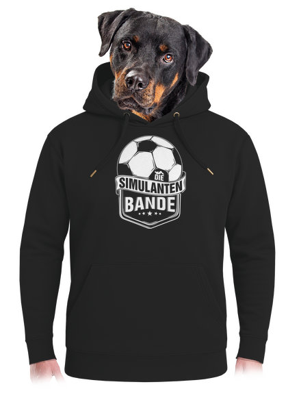 Simulanten bande unisex mikina premium Dark Black