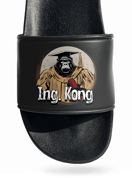 Ing. Kong šľapky Black