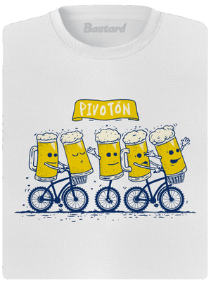 Pivotón dámske športové tričko White