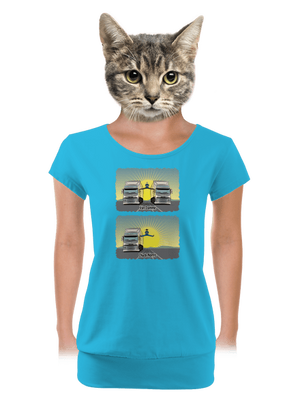 dámske tričko s lemom