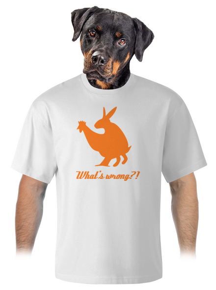 What's wrong unisex tričko oversized White